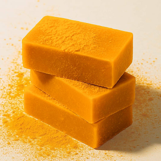 100g Turmeric Hand Made Soap, Lemon Kojic Acid Soap, Shower and Facial Soap
